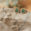 Aretes Flor Puntas